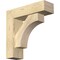Ekena Millwork Westlake Block Rough Sawn Bracket w/ Offset Brace, Douglas Fir, 6"W x 20"D x 20"H BKT0604X20X20WTL05RDF - alternate 1
